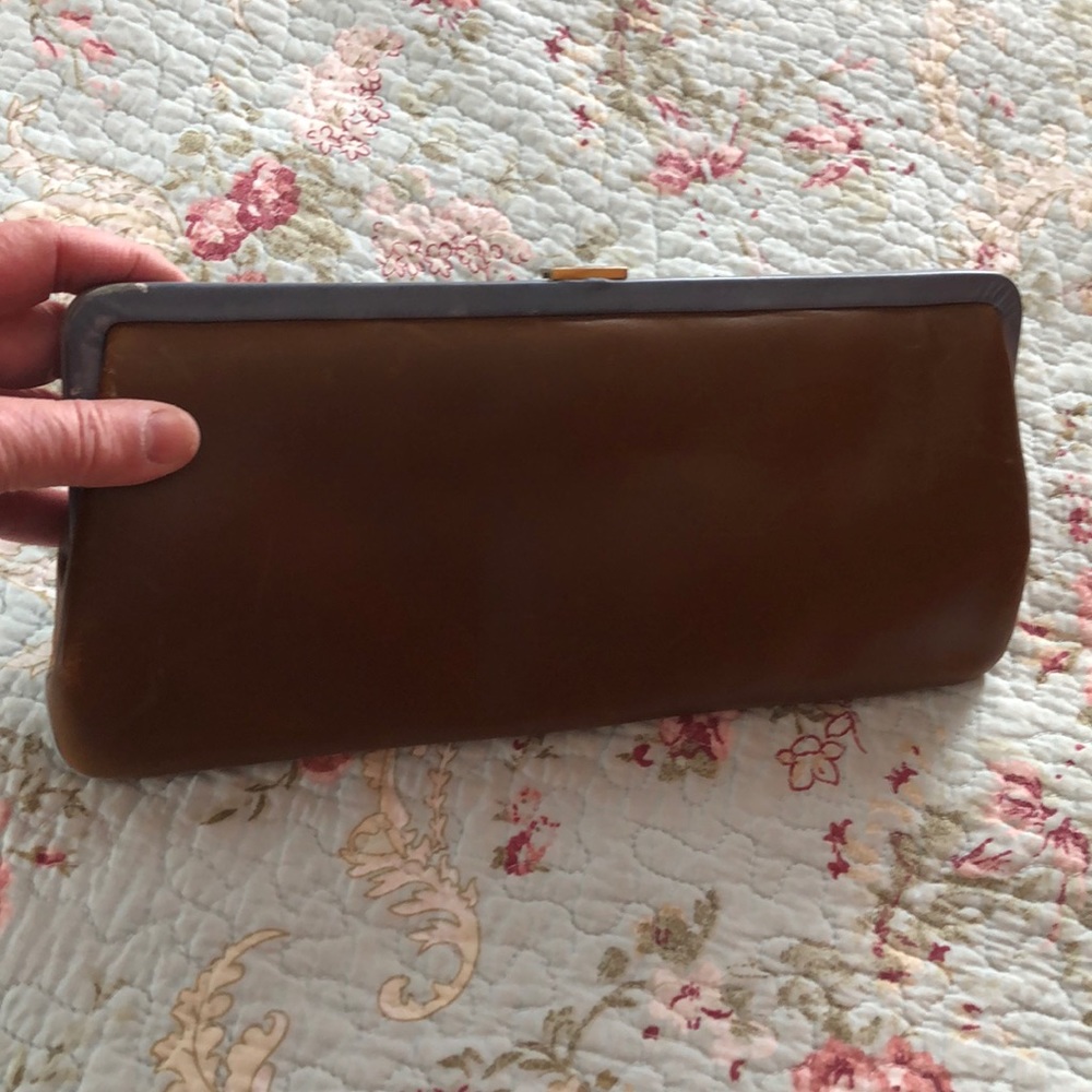 Vintage Papagallo leather clutch